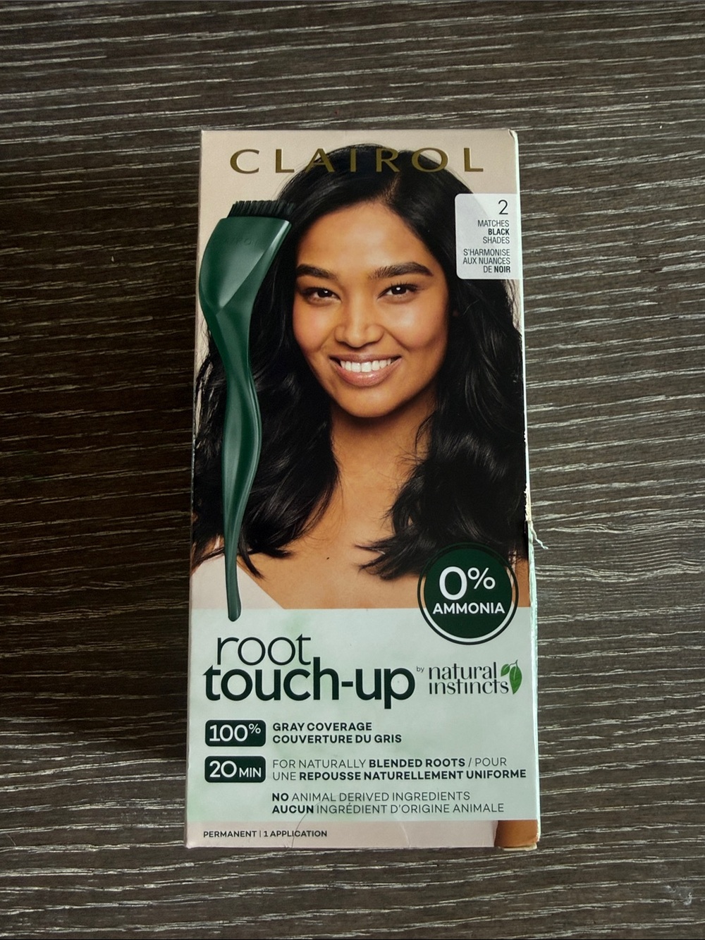 NWT Clairol Root Touch-Up Natural Instincts matches Black 2